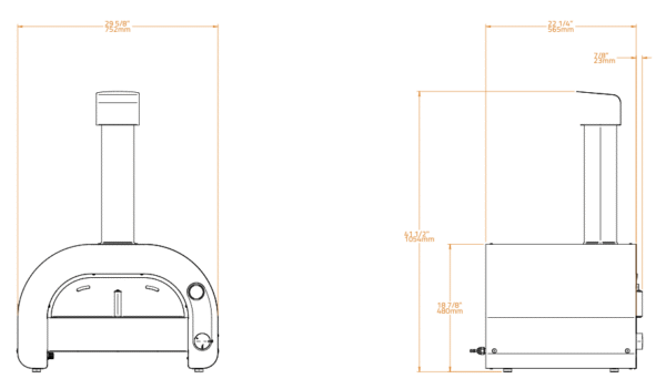 Capitano Pizza Oven 60
